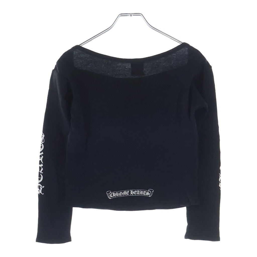 CHROME HEARTS(クロムハーツ) OLD VINE DAGGER L/S TEE オールド ヴァインダガー長袖Tシャツ ブラック レディース
