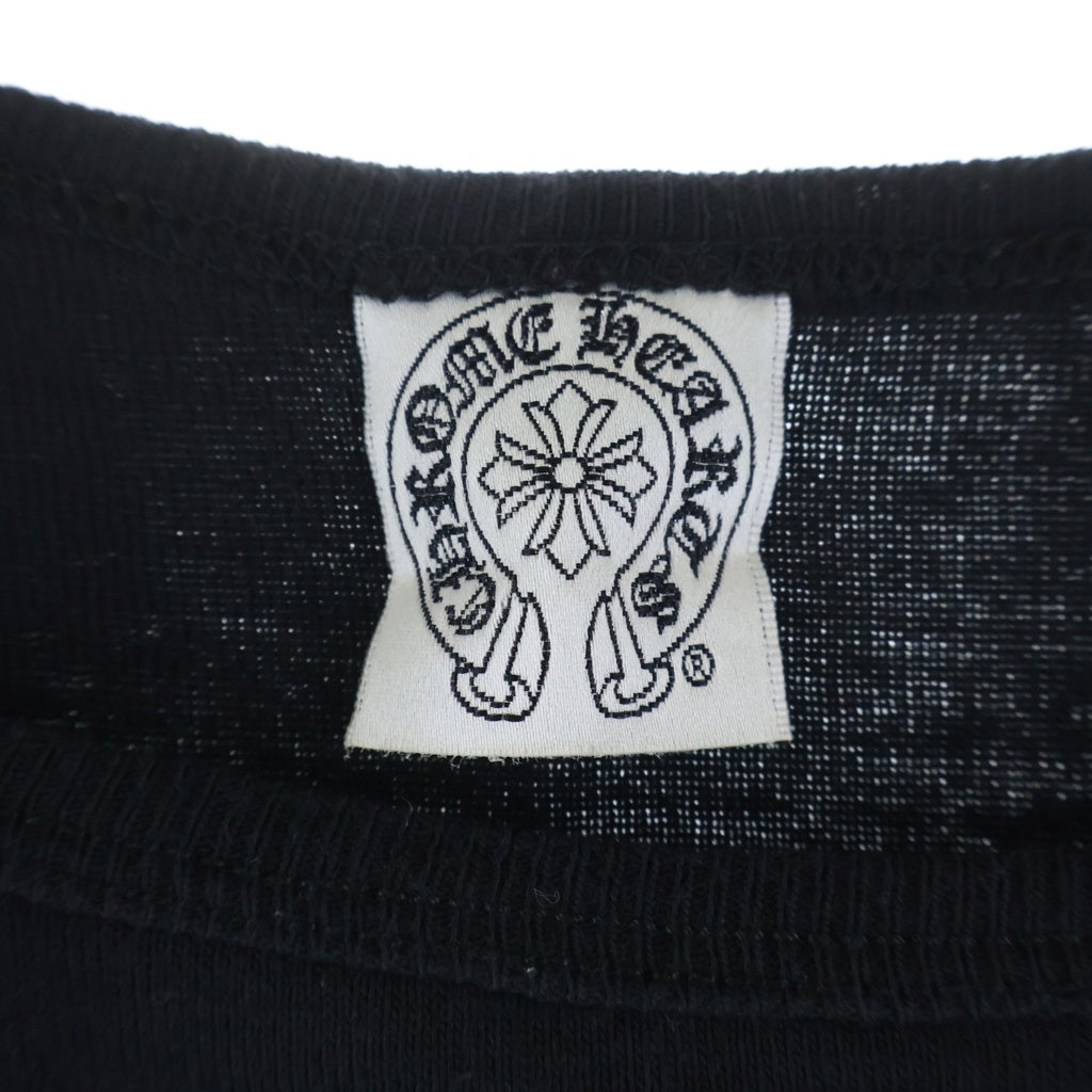 CHROME HEARTS(クロムハーツ) OLD VINE DAGGER L/S TEE オールド ヴァインダガー長袖Tシャツ ブラック レディース