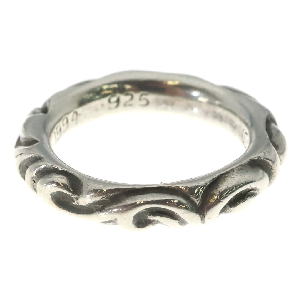 CHROME HEARTS(クロムハーツ) SCRL BAND スクロールバンド リング シルバー BCA351