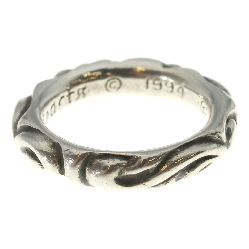 CHROME HEARTS(クロムハーツ) SCRL BAND スクロールバンド リング シルバー BCA351