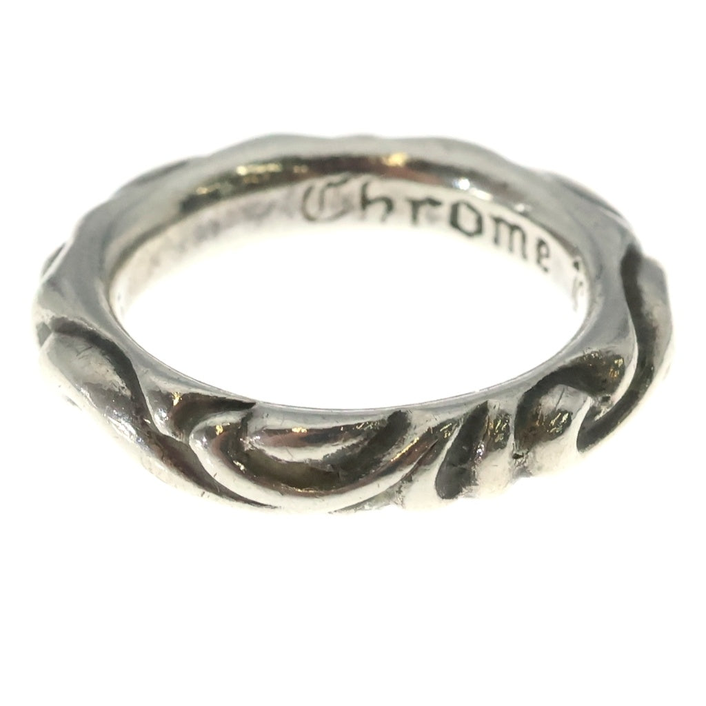 CHROME HEARTS(クロムハーツ) SCRL BAND スクロールバンド リング シルバー BCA351