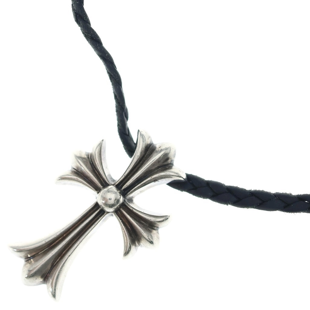 CHROME HEARTS(クロムハーツ) CH CRS SMLスモールCHクロス BC ボロチップブレイド ネックレス シルバー BCA220