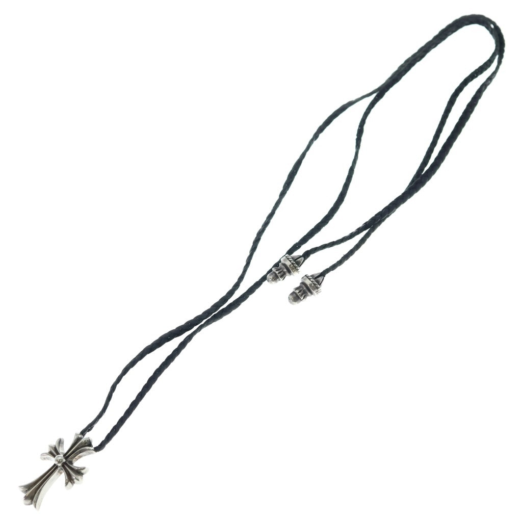 CHROME HEARTS(クロムハーツ) CH CRS SMLスモールCHクロス BC ボロチップブレイド ネックレス シルバー BCA220