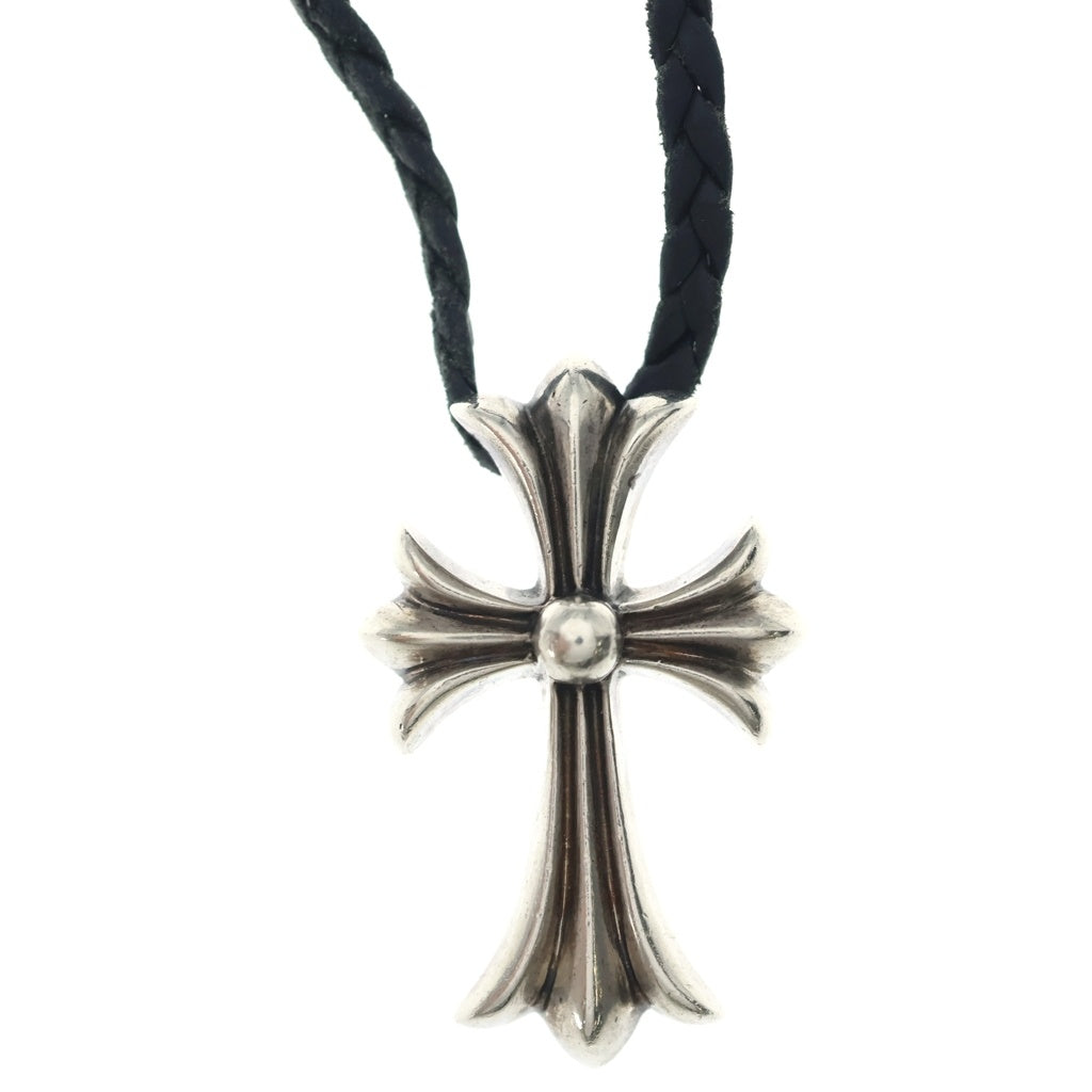 CHROME HEARTS(クロムハーツ) CH CRS SMLスモールCHクロス BC ボロチップブレイド ネックレス シルバー BCA220