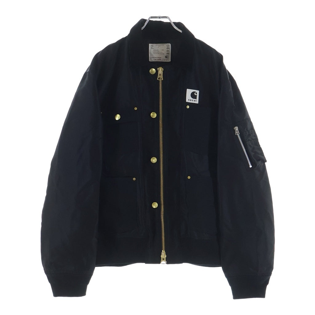 Sacai(サカイ) 26SS ×Carhartt WIP Nylon Twill × Duck Blou ナイロンツイルジャケット 26-03990M