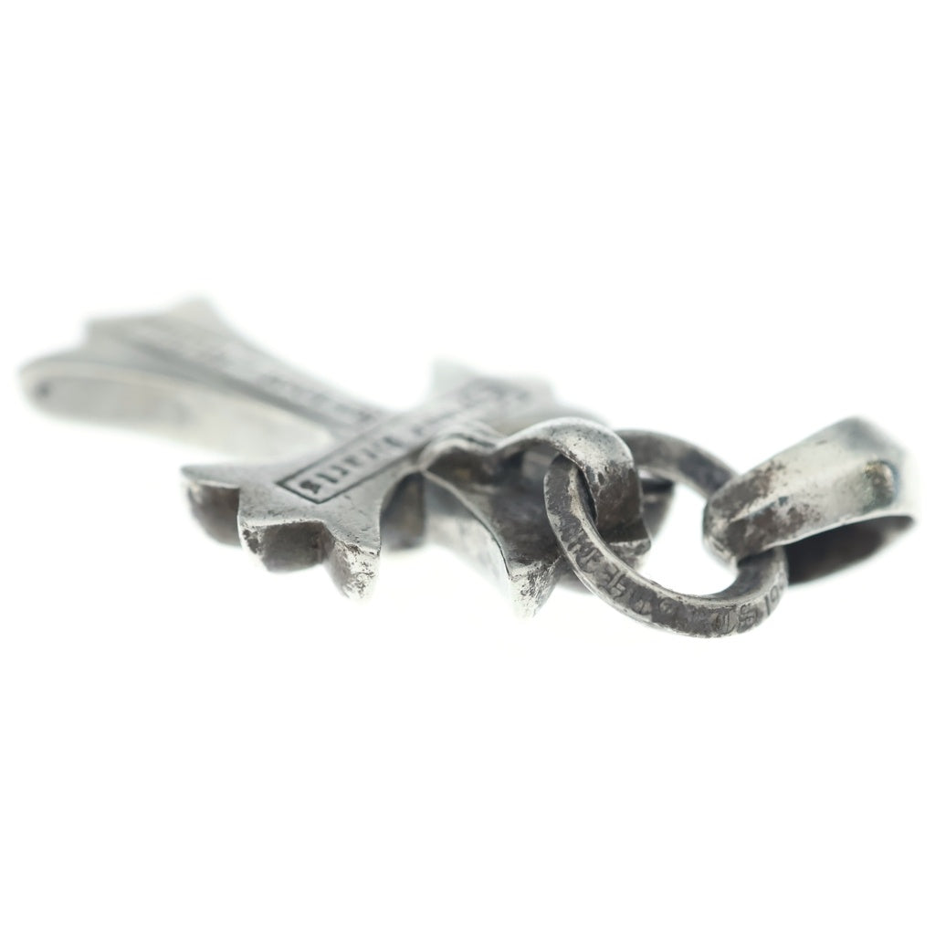 CHROME HEARTS(クロムハーツ) CH CRS SML W/BALE Wベイル スモールCHクロス ペンダントトップ シルバー BCA218