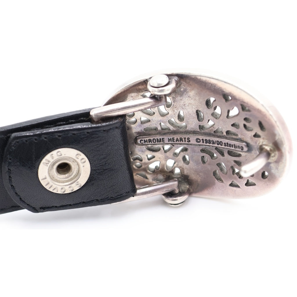 CHROME HEARTS(クロムハーツ) BUCKL OVAL CROSS1.0 1.0クラシックオーバルクロス シルバーバックル -