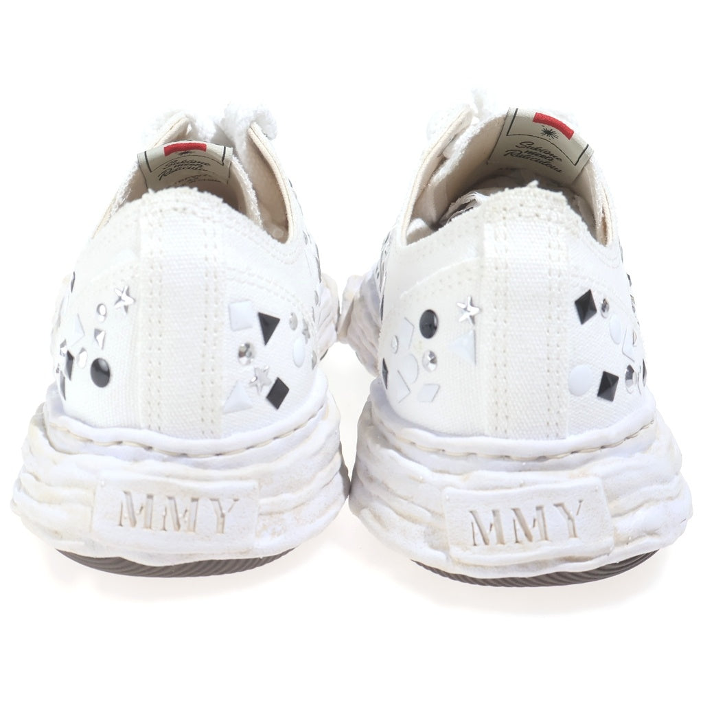 MAISON MIHARAYASUHIRO(メゾンミハラヤスヒロ) PETERSON23 OG Sole Embellished Canvas Low-top Sneaker ピーターソン23 エンブリッシュ キャンバス ロートップスニーカー 16FW724 ホワイト 16FW724