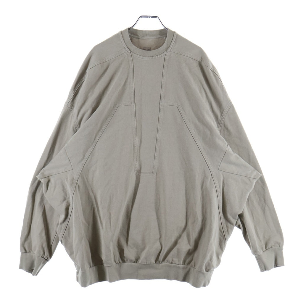 Rick Owens(リックオウエンス) 24SS Splintered Peter T-Shirt クルーネックスウェットトレーナー RU01D3278 BA ベージュ RU01D3278 BA