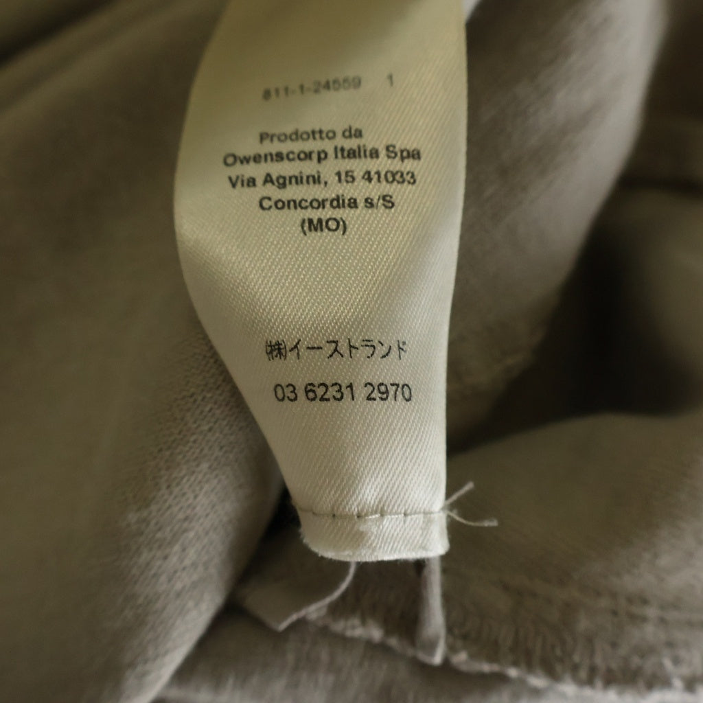 Rick Owens(リックオウエンス) 24SS Splintered Peter T-Shirt クルーネックスウェットトレーナー RU01D3278 BA ベージュ RU01D3278 BA