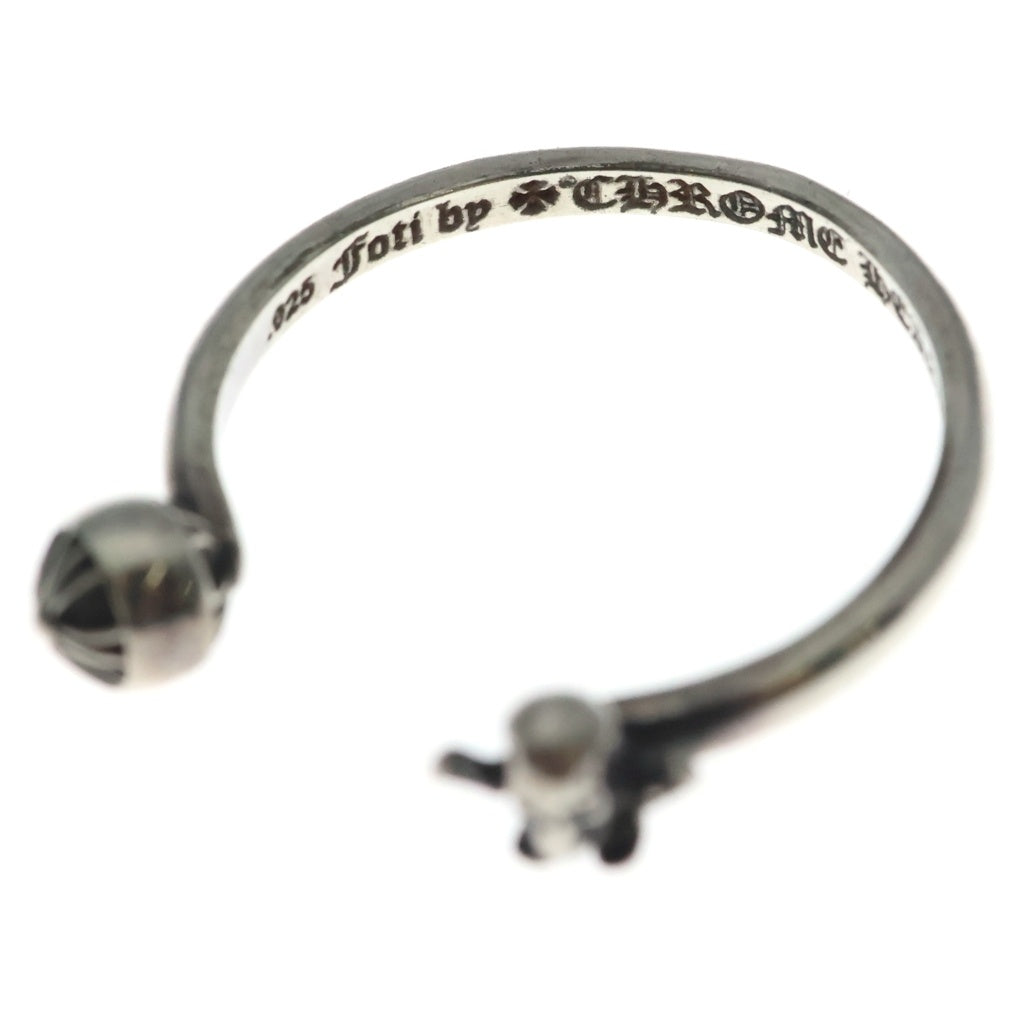 CHROME HEARTS(クロムハーツ) BUBBLEGUM Foti Cross Ball バブルガム フォティ クロスボール オープンリング シルバー