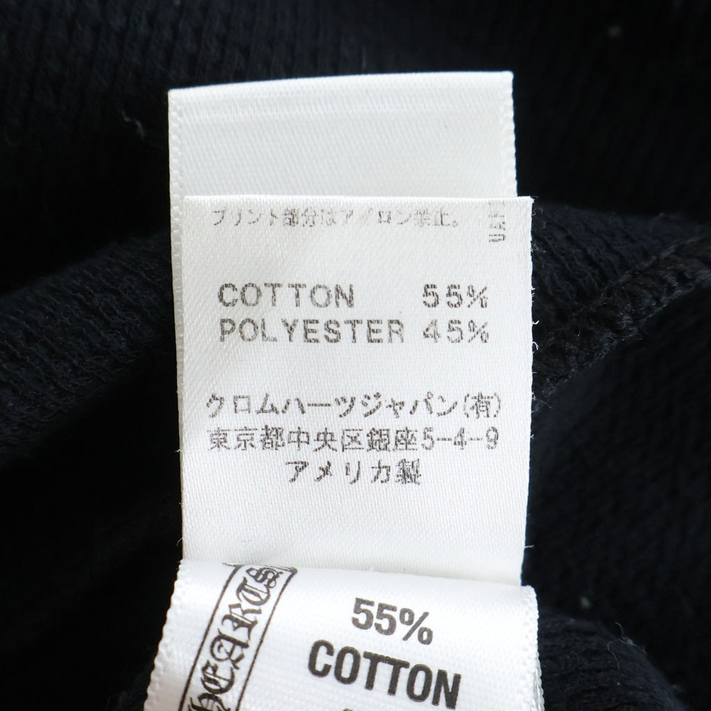 CHROME HEARTS(クロムハーツ) Thermal Arm Cross L/S Tee サーマル アームクロスプリント長袖Tシャツ ブラック/ホワイト