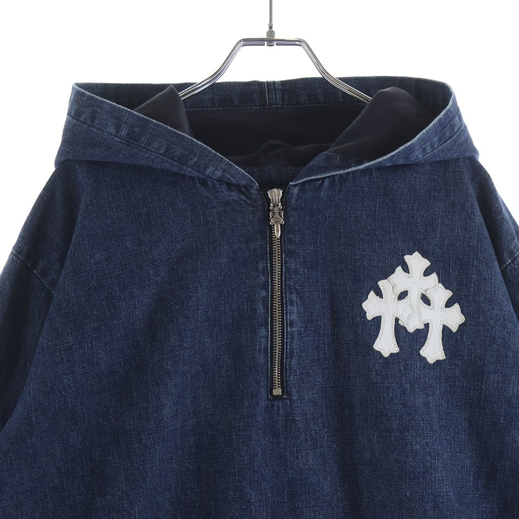 CHROME HEARTS(クロムハーツ) RUCKUS ハーフジップデニムアノラックブルゾン インディゴ -