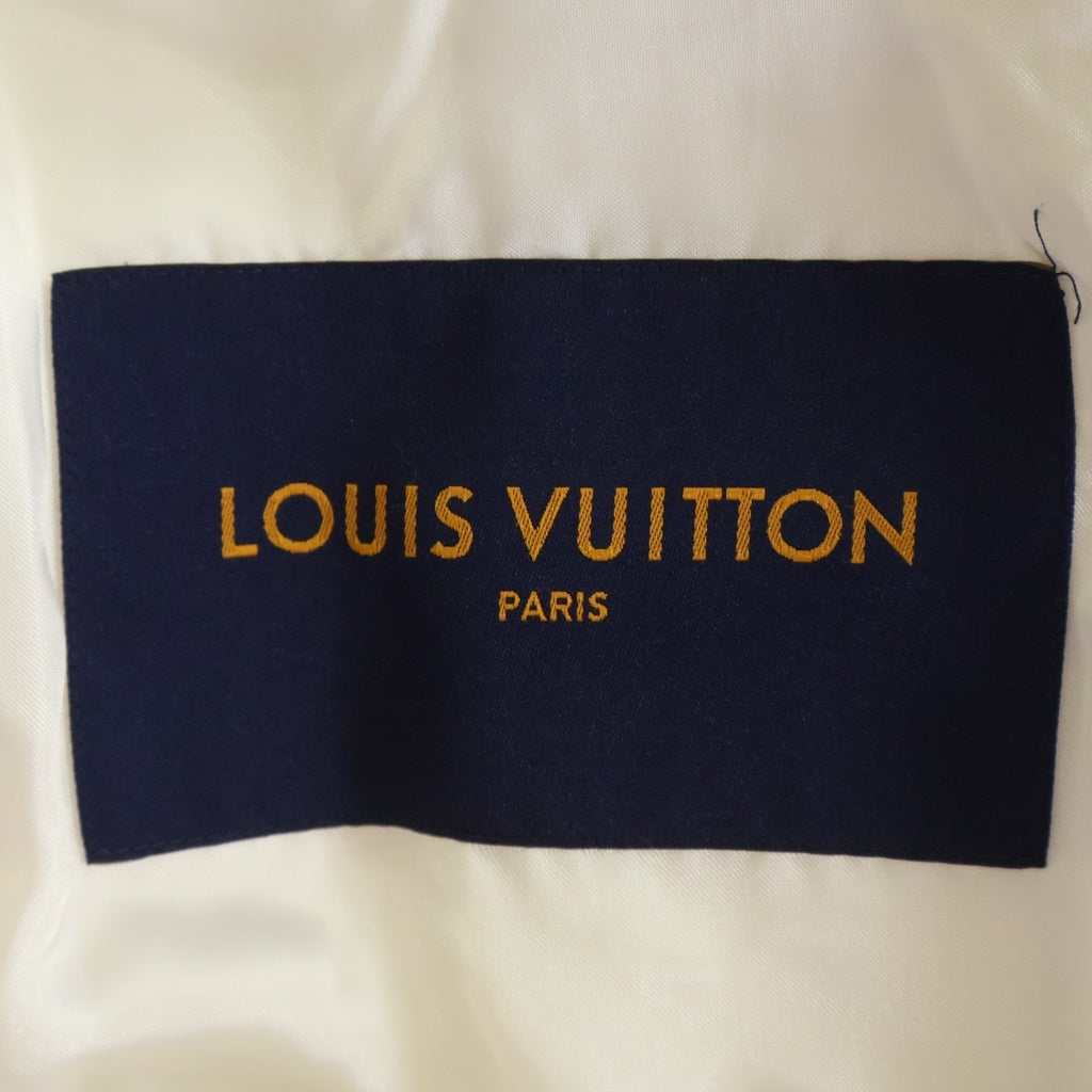 LOUIS VUITTON(ルイヴィトン) 23SS モノグラム プレイグラウンド バーシティブルゾン スタジャン RM231 YJ3 HOL62E ホワイト/イエロー
