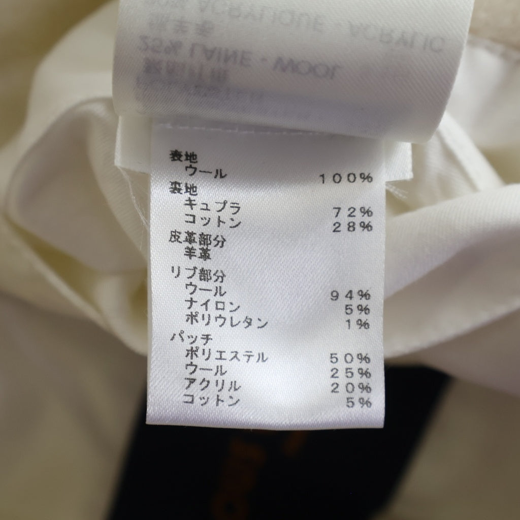 LOUIS VUITTON(ルイヴィトン) 23SS モノグラム プレイグラウンド バーシティブルゾン スタジャン RM231 YJ3 HOL62E ホワイト/イエロー