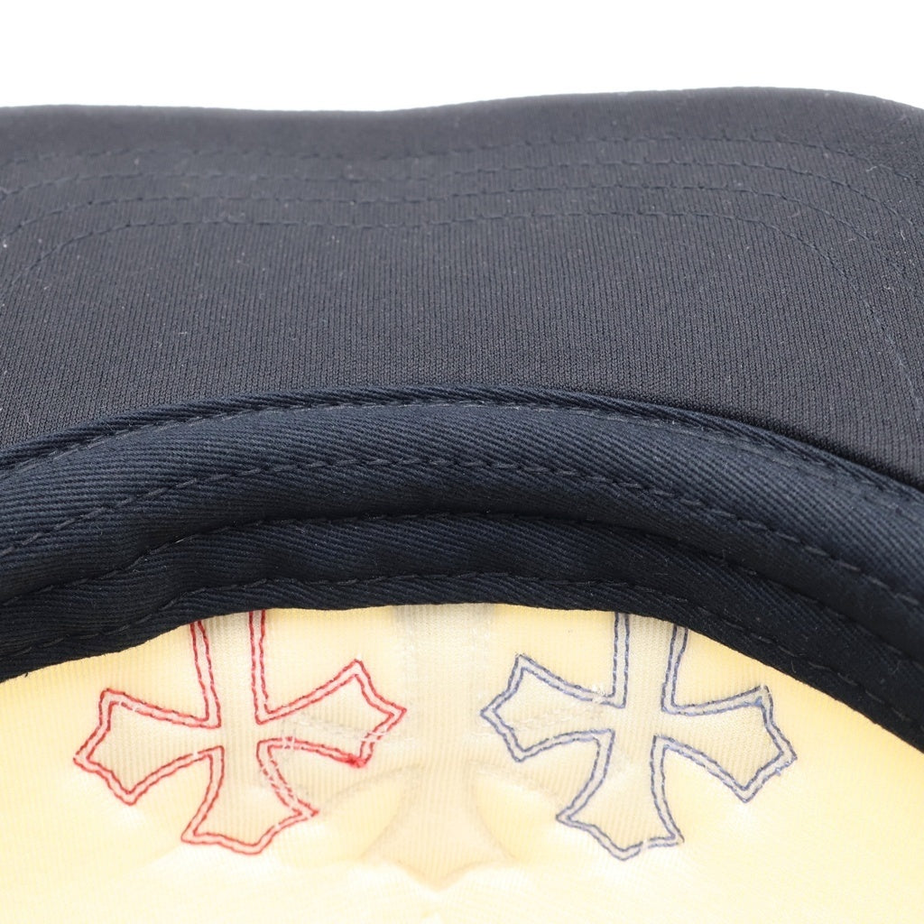 CHROME HEARTS(クロムハーツ) TRUCKER CAP トリコロール セメタリー クロスパッチ トラッカー キャップ 帽子 ブラック/ホワイト/マルチ -
