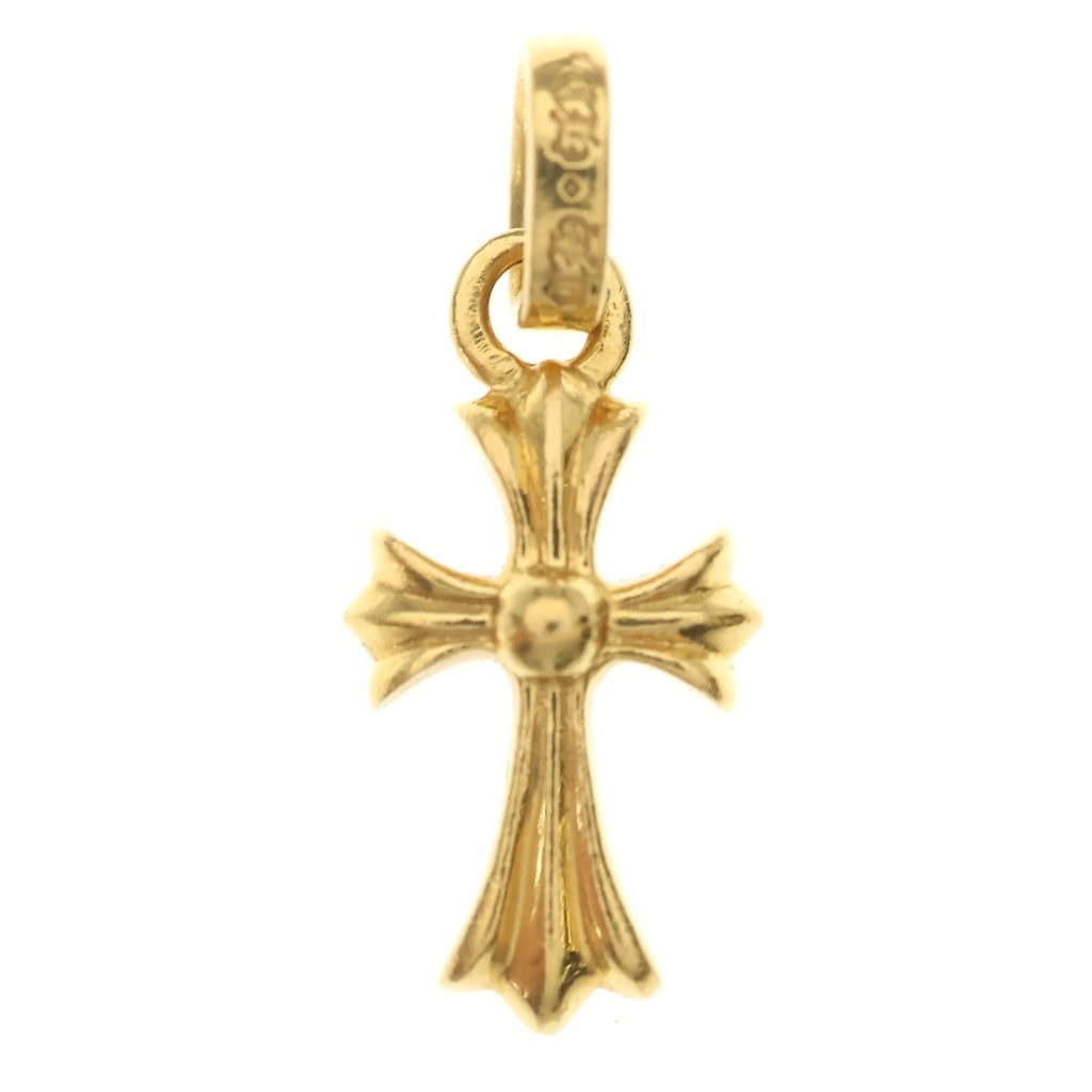 CHROME HEARTS(クロムハーツ) 22K CRS BBYFAT P/DIA ベイビーファットクロス PAVEダイヤ ペンダントトップ ゴールド BCA035 -