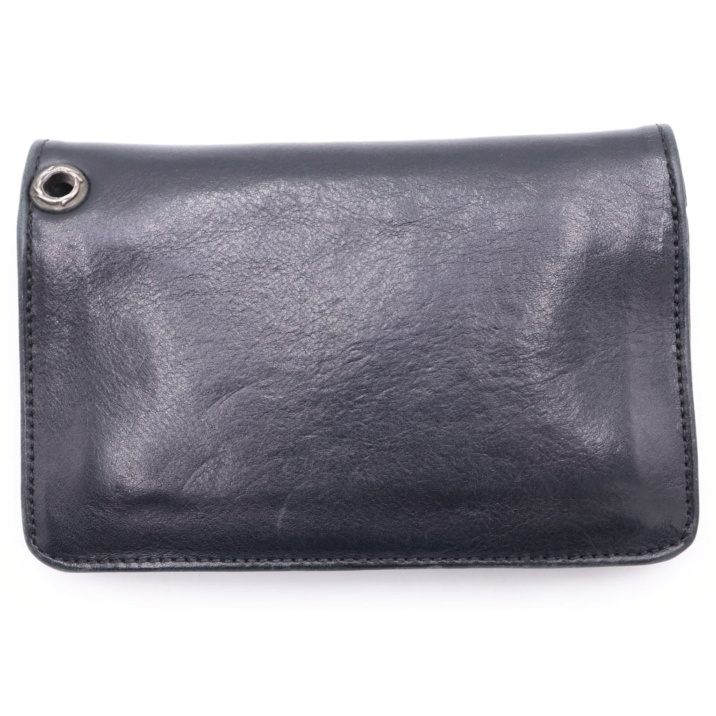 CHROME HEARTS(クロムハーツ) 1ZIP 1ジップ ケルティックボールボタン レザーウォレット 財布 ブラック -