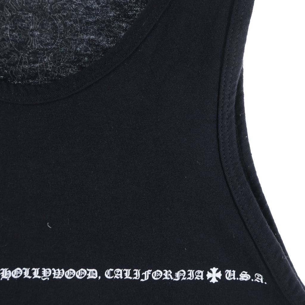 CHROME HEARTS(クロムハーツ) サイドCHプラス タンクトップ ノースリーブカットソー ブラック -