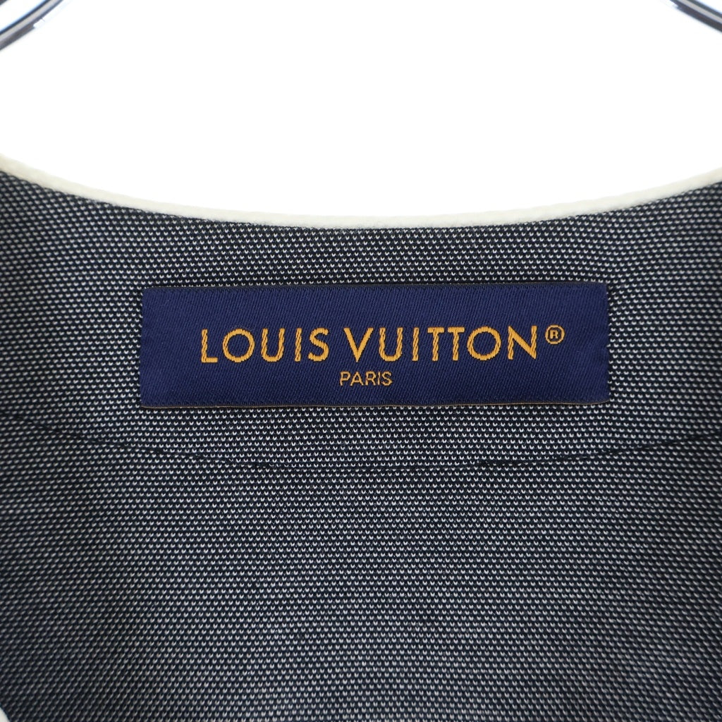 LOUIS VUITTON(ルイヴィトン) 23SS ロゴナンバリングベースボール半袖シャツ ブラック RM231 YN1 HOS83W