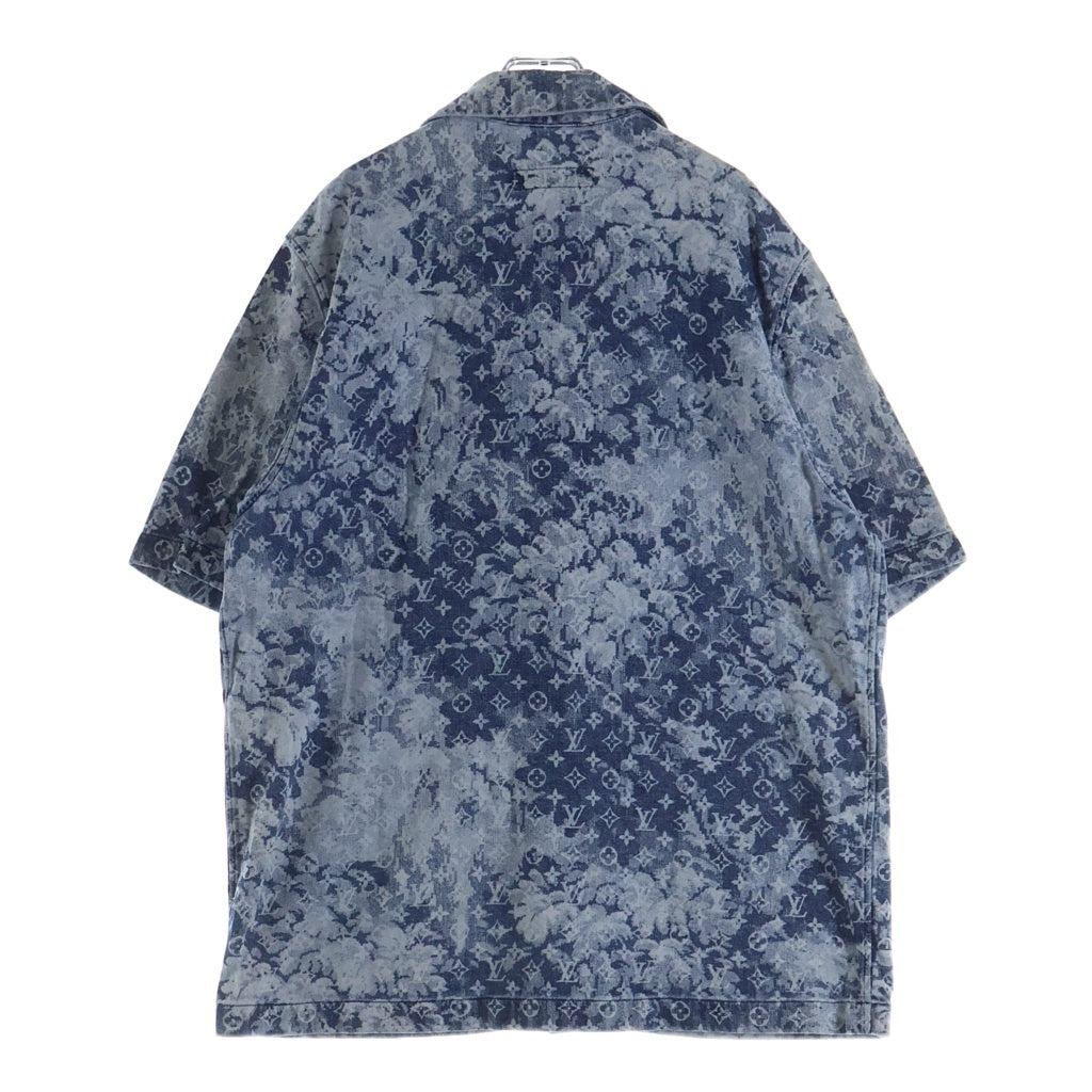 LOUIS VUITTON(ルイヴィトン) 21SS Hawaiian Tapestry Denim Shirt RM211M ZMC HKS02W ハワイアン タペストリーデニム半袖シャツ インディゴ
