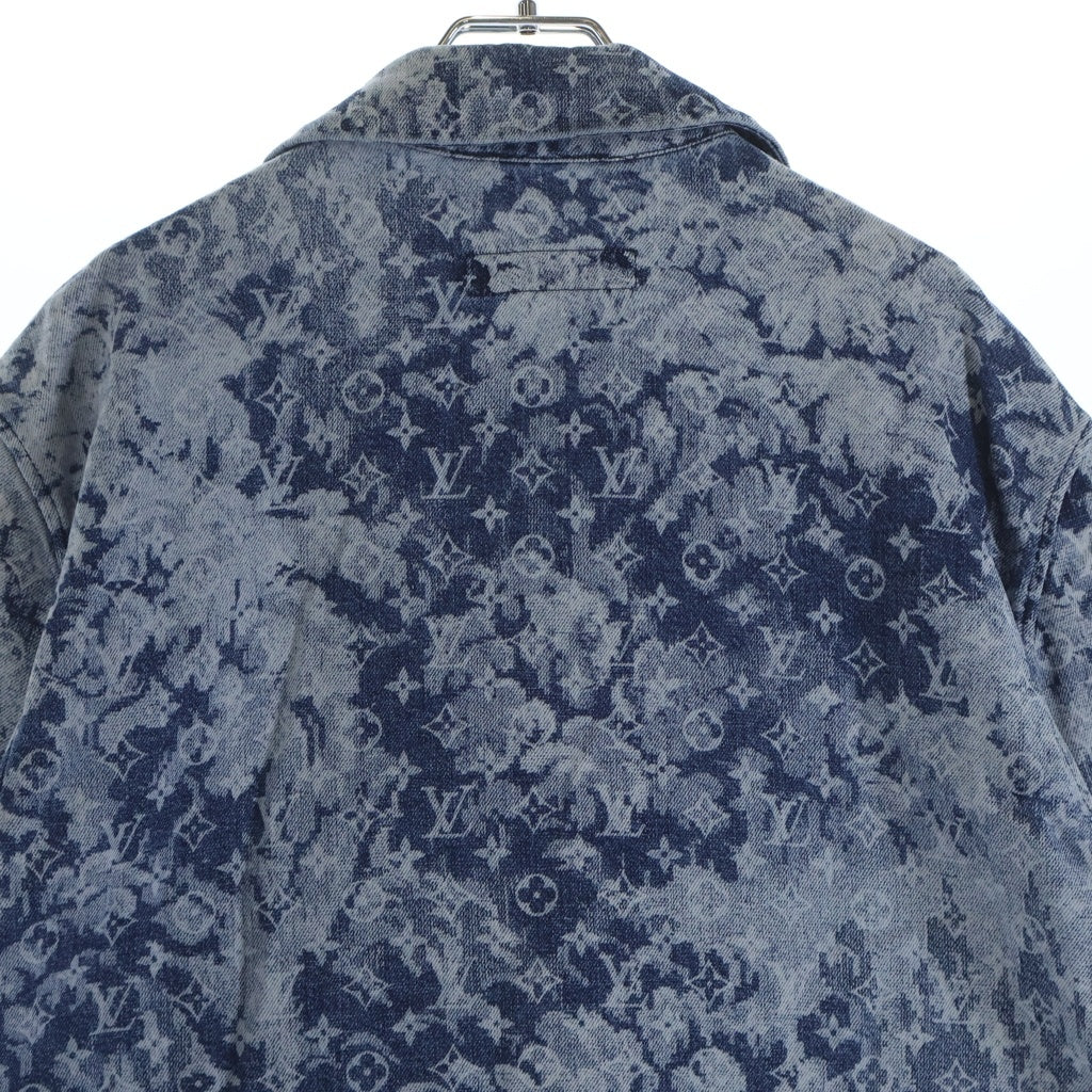 LOUIS VUITTON(ルイヴィトン) 21SS Hawaiian Tapestry Denim Shirt RM211M ZMC HKS02W ハワイアン タペストリーデニム半袖シャツ インディゴ