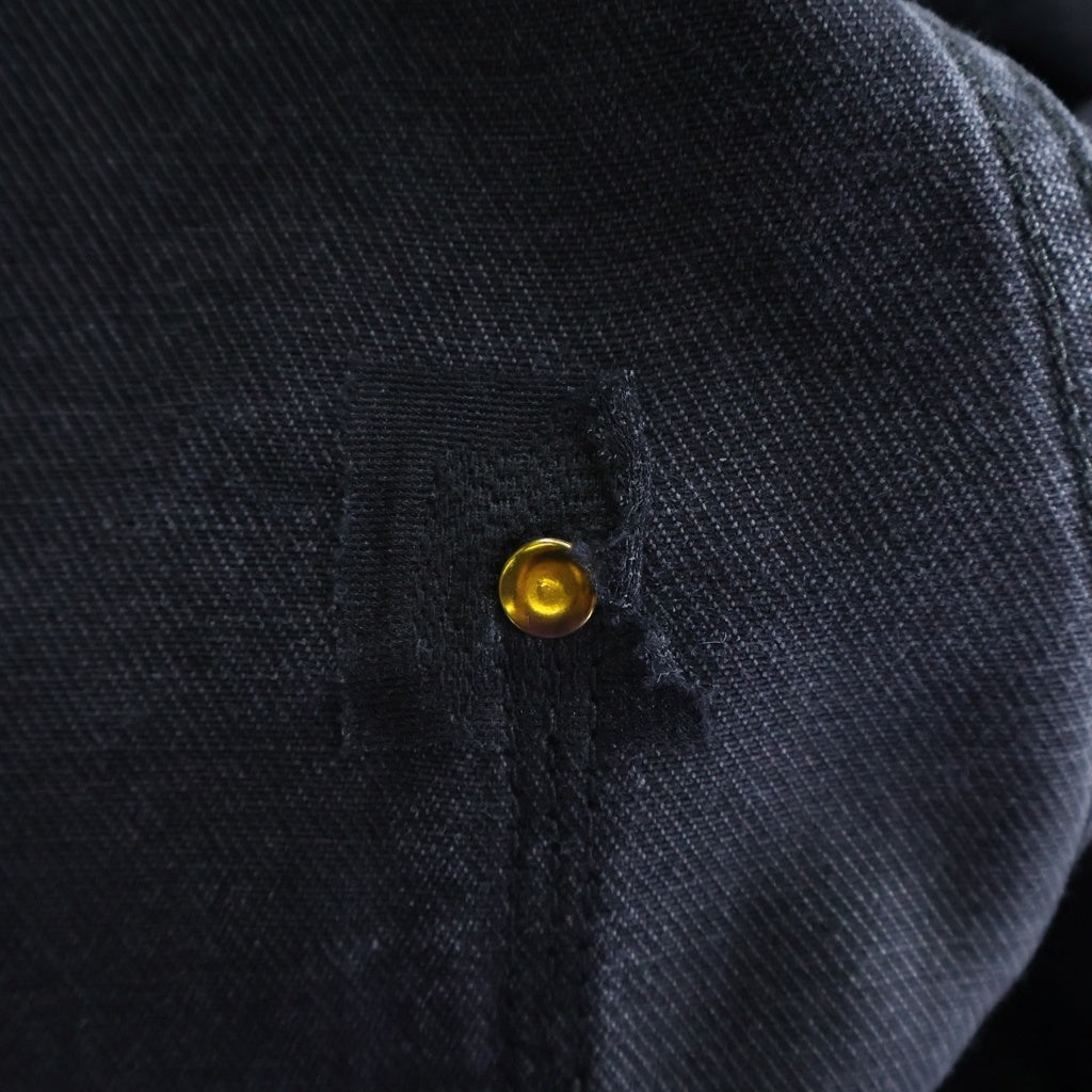 LOUIS VUITTON(ルイヴィトン) 22AW Monogram Carpenter Denim Pants RM222M OK4 HND10W モノグラム ディテールカーペンターデニムパンツ ブラック