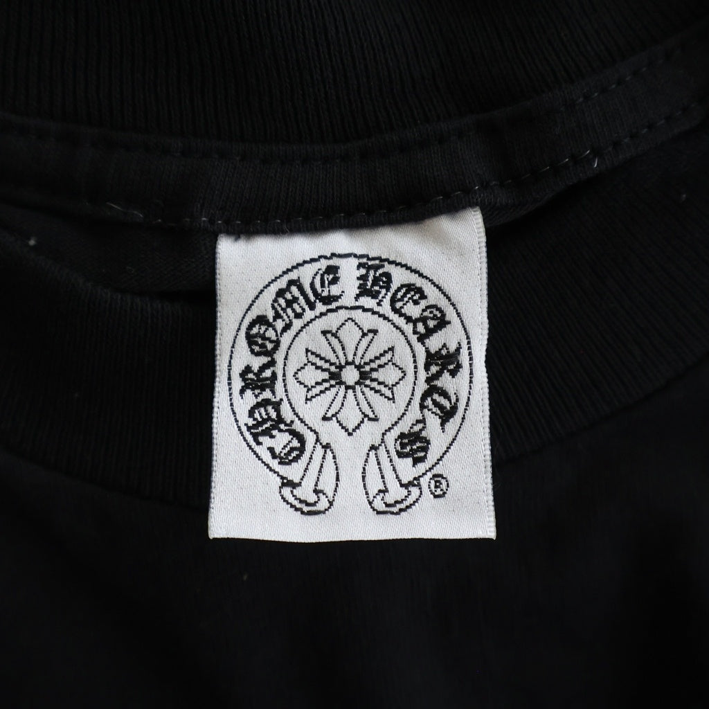 CHROME HEARTS(クロムハーツ) OLD ×KYOSUKE HIMURO 21st CENTURY BOOWYS VS S/S TEE ×氷室京介 オールド ボウイVSヒムロ プリントクルーネック半袖Tシャツ ブラック