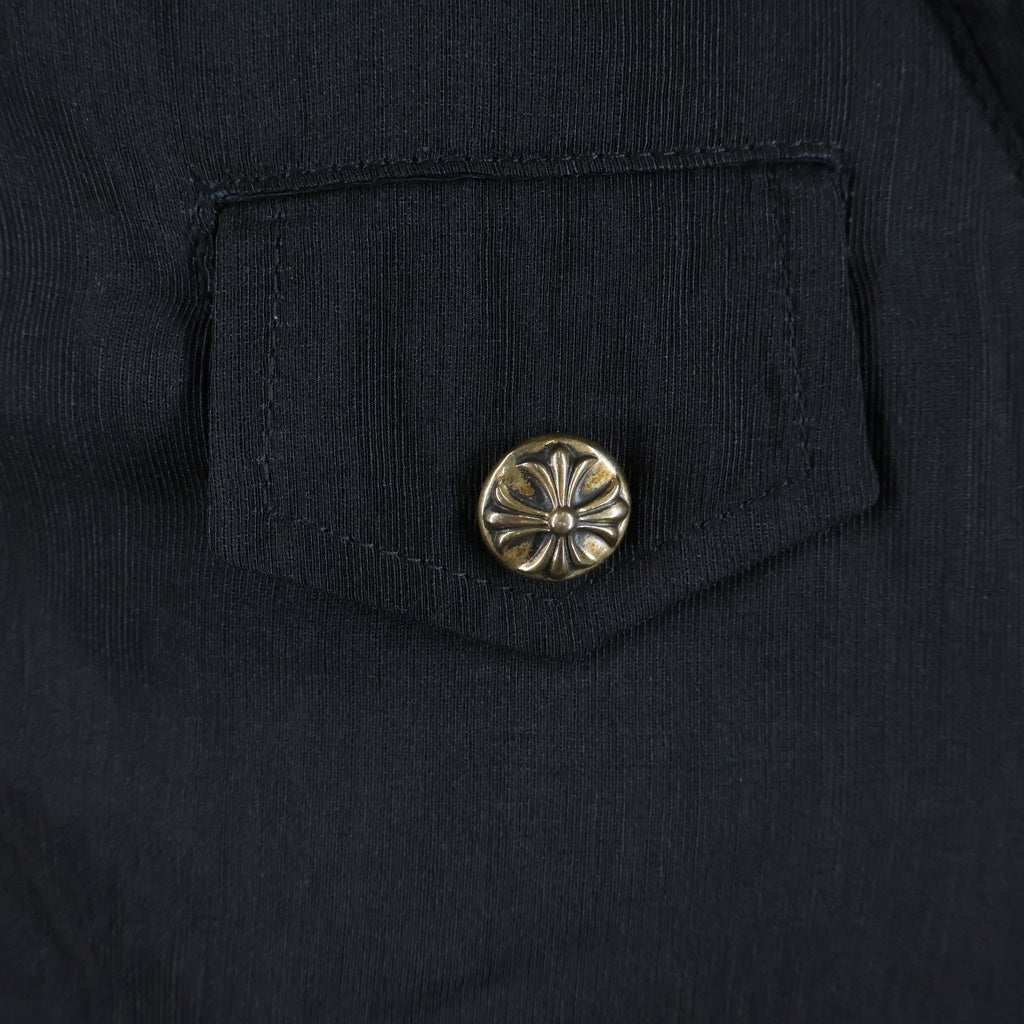 CHROME HEARTS(クロムハーツ) GABBA ジャバ 中綿ライダースジャケット ブラック -