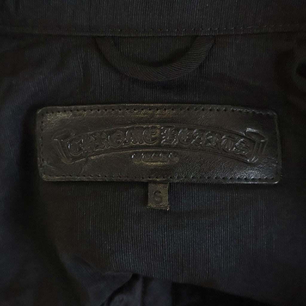 CHROME HEARTS(クロムハーツ) GABBA ジャバ 中綿ライダースジャケット ブラック -