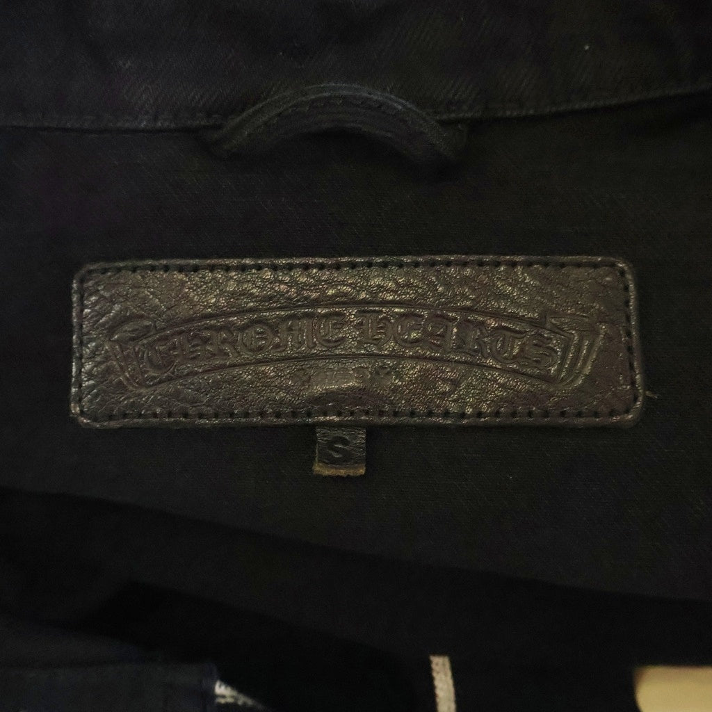 CHROME HEARTS(クロムハーツ) DENIM JACKET デニムジャケット 袖クロスパッチ ブラック -