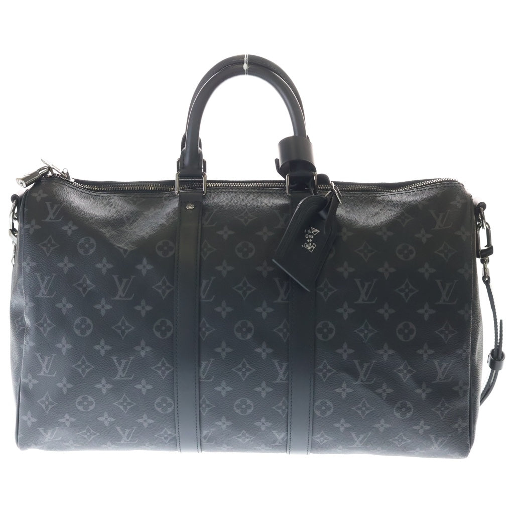 LOUIS VUITTON(ルイヴィトン) モノグラム エクリプス キーポル バンドリエール45 2WAYショルダーバッグ ハンドバッグ M40569 ブラック