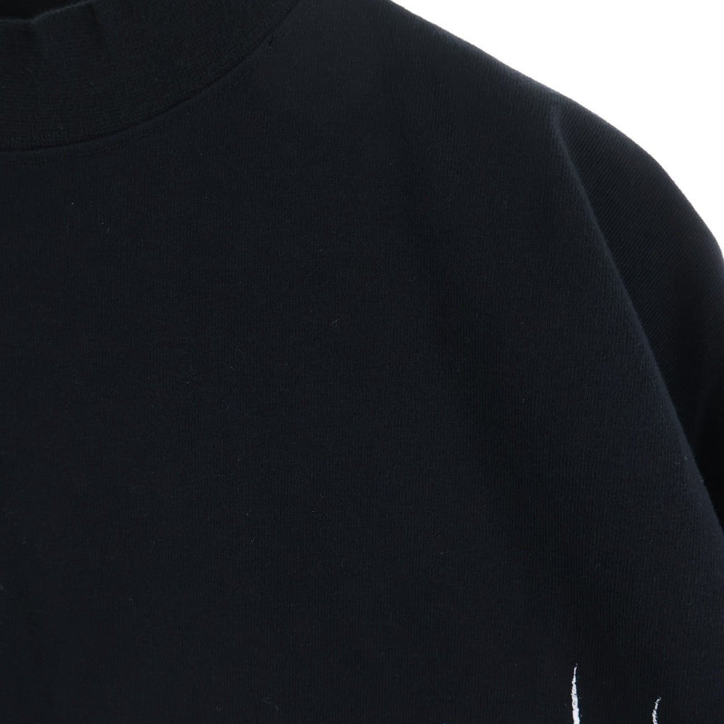 BALENCIAGA(バレンシアガ) DARKWAVE TEE メタルロゴ ダークウェブ 半袖Tシャツカットソー 739028 TPVN5 ブラック