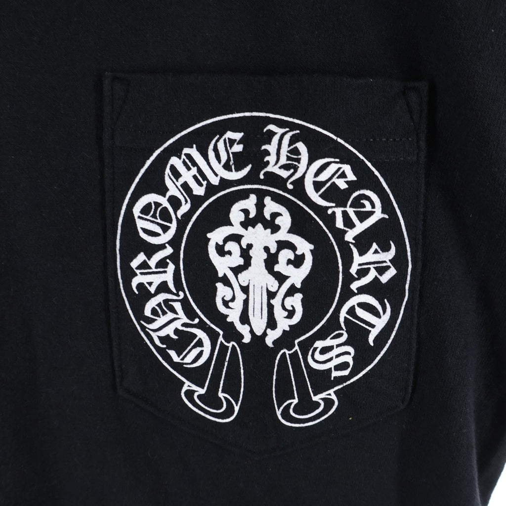 CHROME HEARTS(クロムハーツ) American Flag Dagger Tee アメリカンフラッグダガー 半袖Tシャツカットソー ブラック