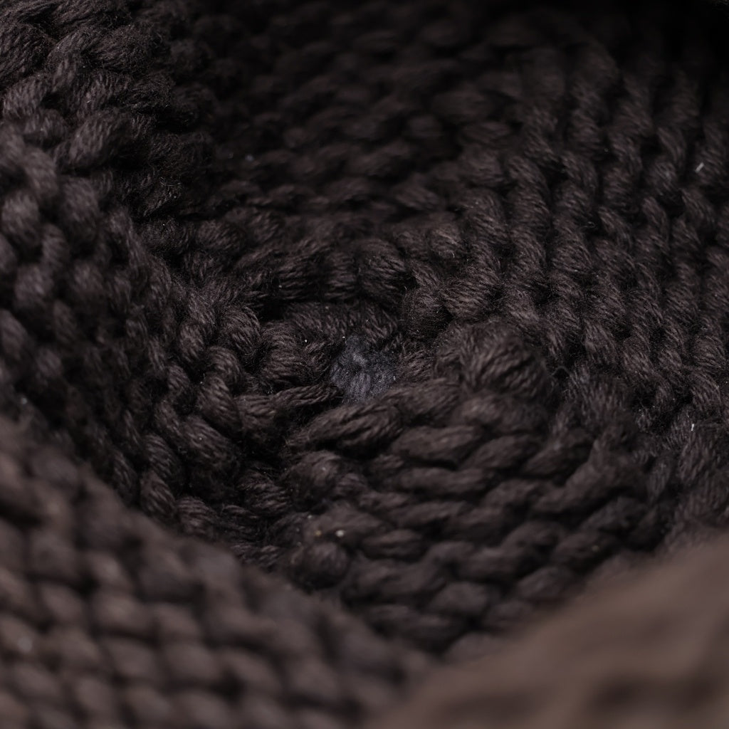 CHROME HEARTS(クロムハーツ) BEANIE CASH BS FLARE BSフレアパッチ ニットビーニー キャップ 帽子 ブラウン/ブラック
