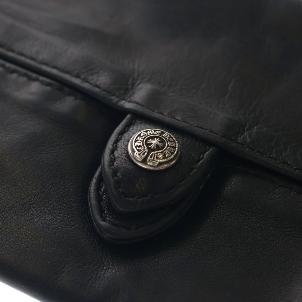 CHROME HEARTS(クロムハーツ) WALLET TIRED TEARS ポケットティッシュレザーケース ブラック -