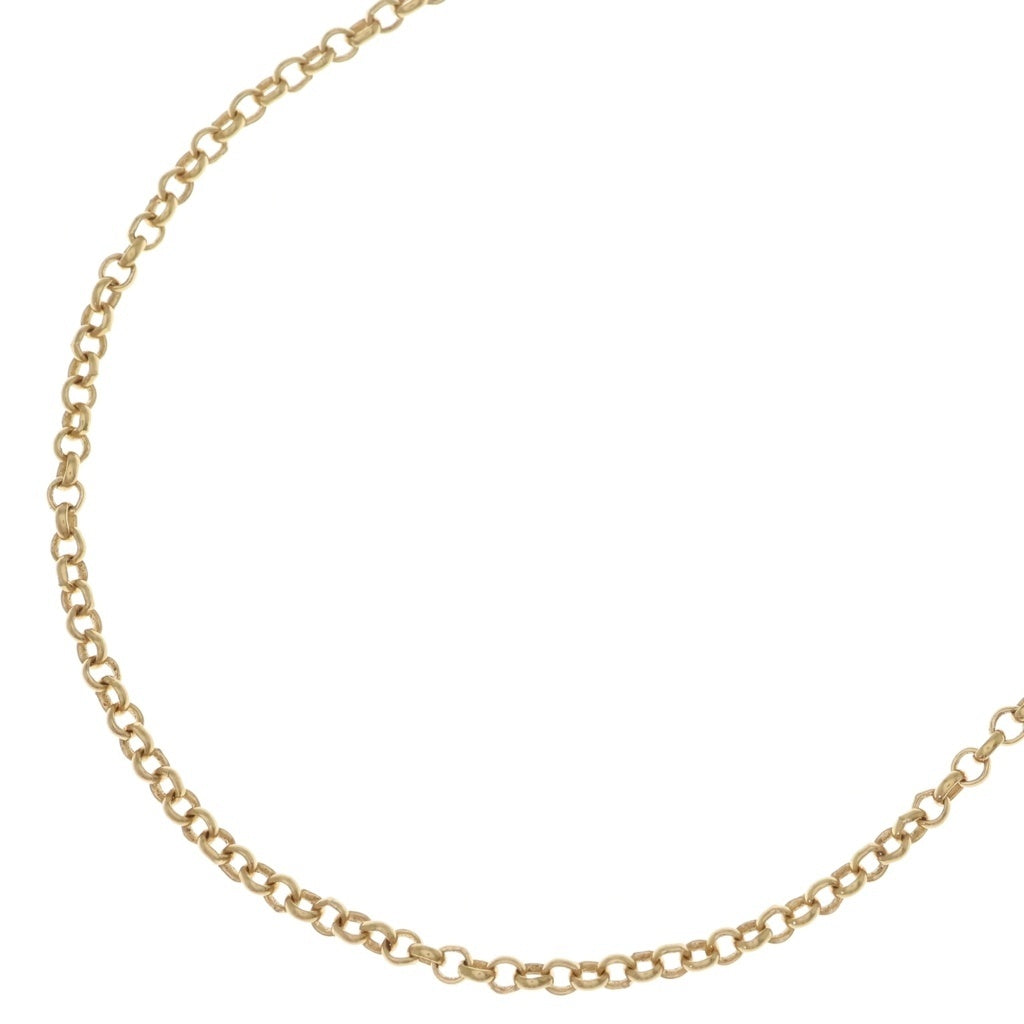 CHROME HEARTS(クロムハーツ) 22K NECKCHAIN R18 ロールチェーンネックレス 18inch ゴールド BCA010 -