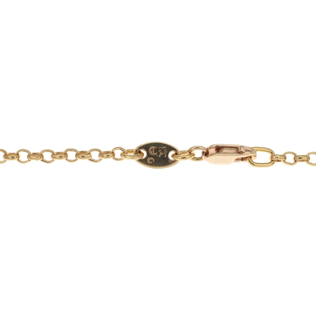 CHROME HEARTS(クロムハーツ) 22K NECKCHAIN R18 ロールチェーンネックレス 18inch ゴールド BCA010 -
