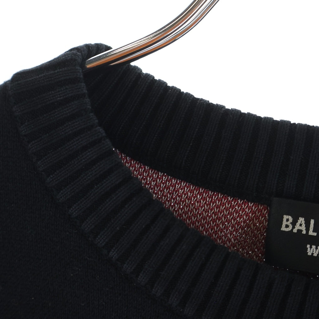 BALENCIAGA(バレンシアガ) WARDROBE ポリティカルキャンペーン 675292 T3176 クルーネックセーター ブラック