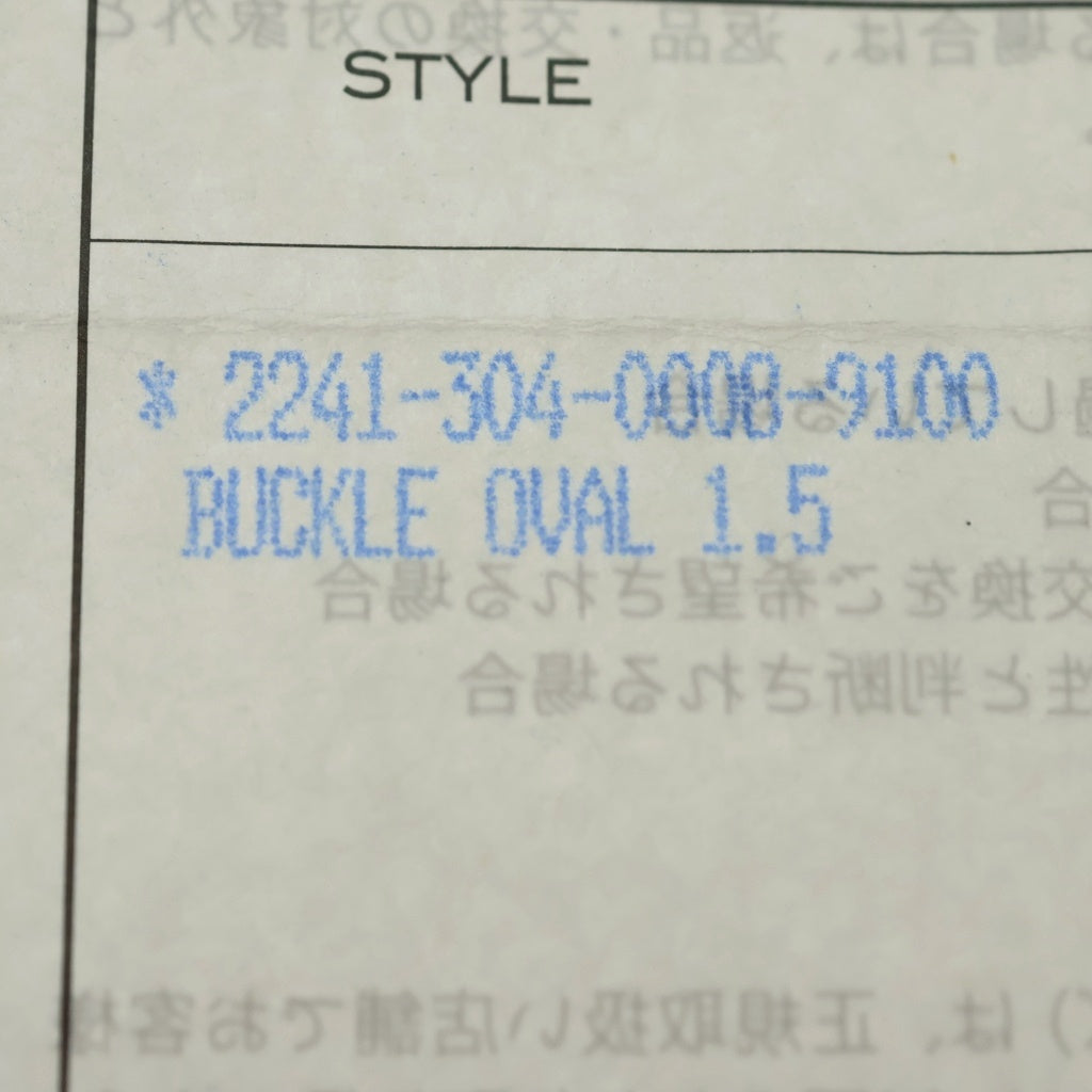 CHROME HEARTS(クロムハーツ) OVAL CROSS STRAP1.5クラシックオーバルクロスバックル シルバー BCA359 -
