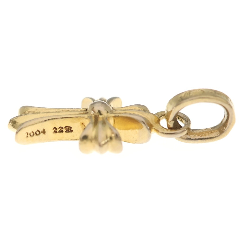 CHROME HEARTS(クロムハーツ) 22K CRS BBYFAT P/DIA ベイビーファットクロス PAVEダイヤ ペンダントトップ ゴールド BCA035
