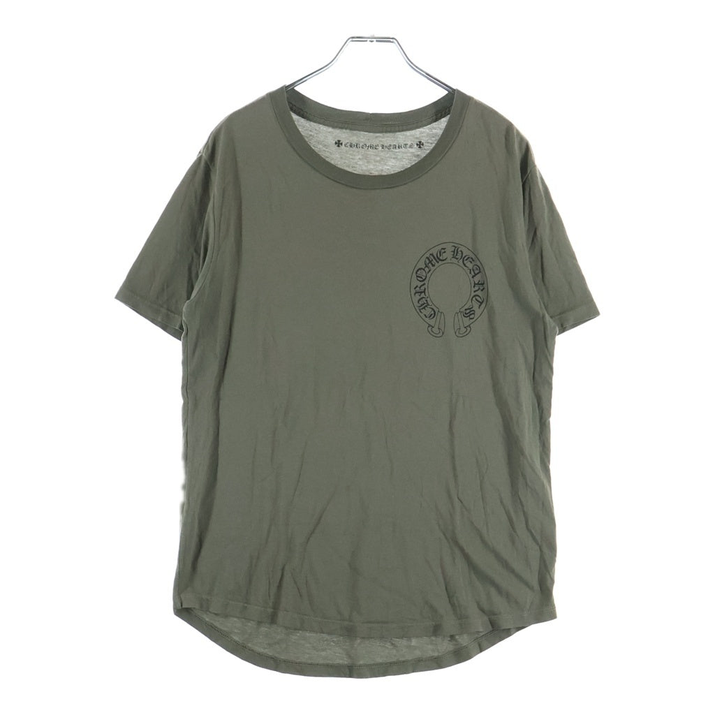 CHROME HEARTS(クロムハーツ) Cemetery S/S Tee セメタリープリント半袖Tシャツ オリーブ/ブラック