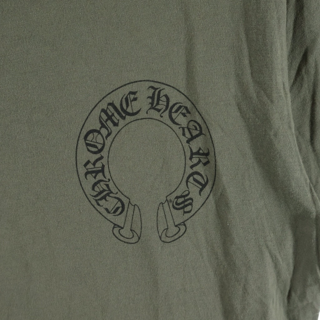 CHROME HEARTS(クロムハーツ) Cemetery S/S Tee セメタリープリント半袖Tシャツ オリーブ/ブラック