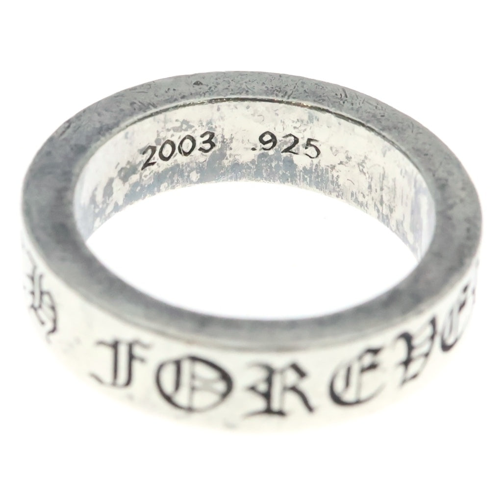 CHROME HEARTS(クロムハーツ) 6mm SPACER FOREVER 6mmスペーサーリング フォーエバーシルバーBCA337