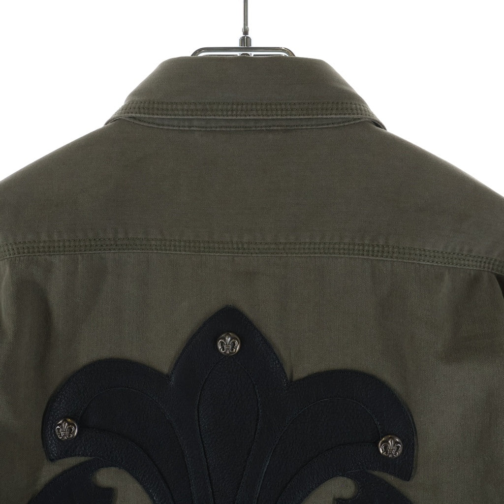 CHROME HEARTS(クロムハーツ) ARMY FBRC アーミーシャツ BSフレアボタンミリタリー長袖シャツ -