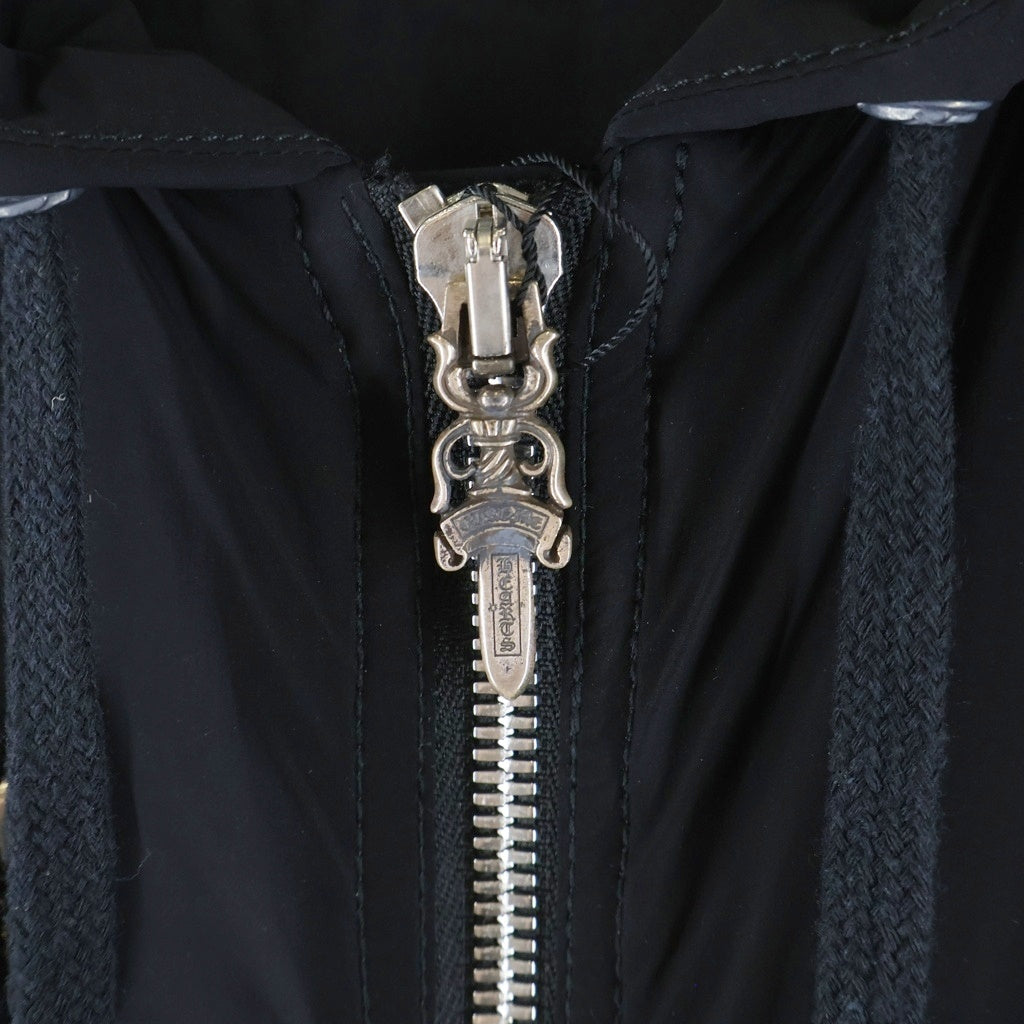 CHROME HEARTS(クロムハーツ) MISSING LNK NYLN ダガージップナイロンコート ブラック -