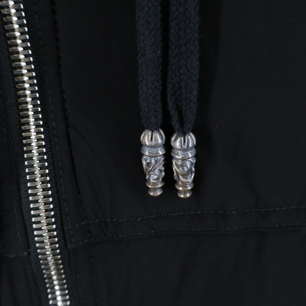 CHROME HEARTS(クロムハーツ) MISSING LNK NYLN ダガージップナイロンコート ブラック -