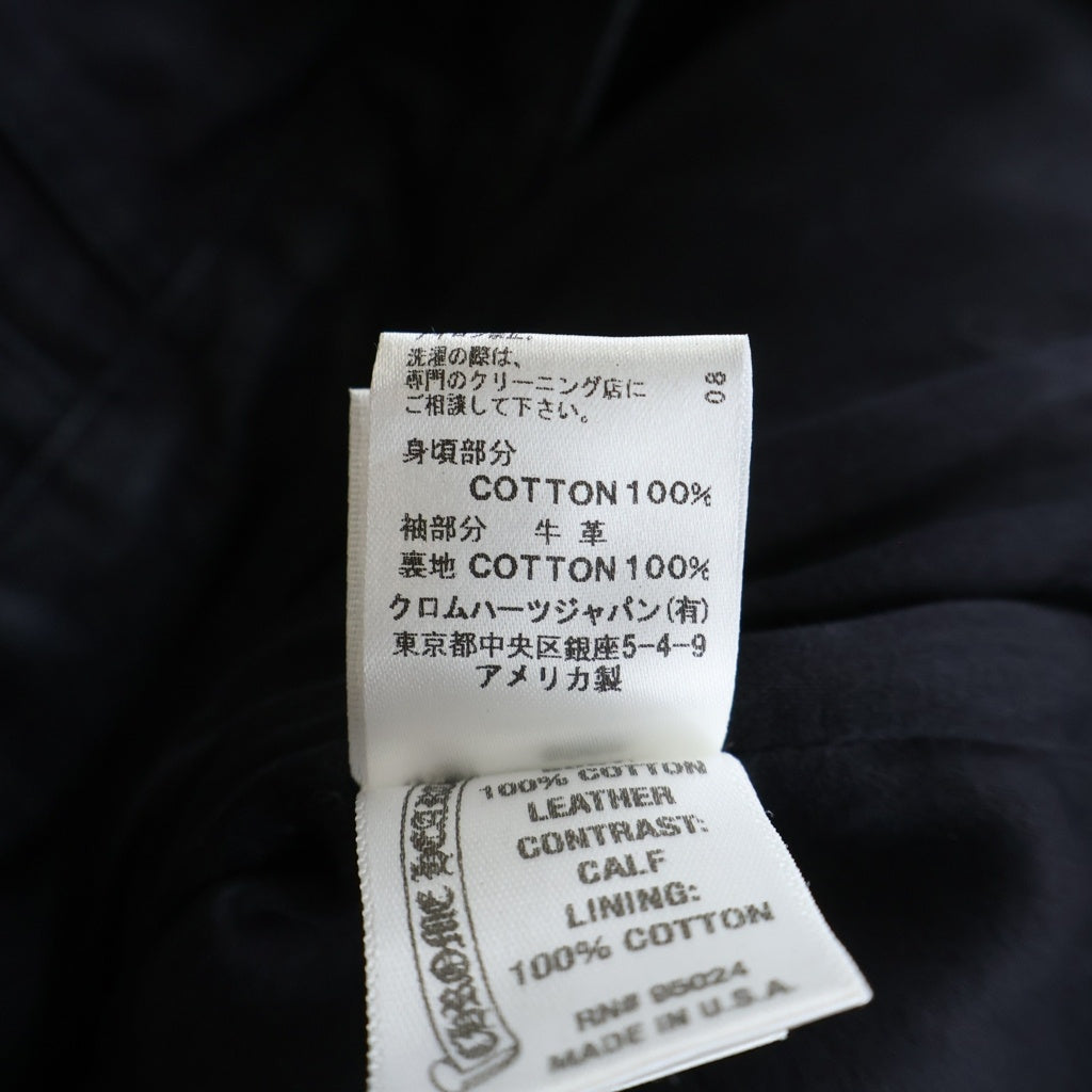 CHROME HEARTS(クロムハーツ) DNM LTHR SLV FLRENEEフレアニーデニムジャケット インディゴ/ブラック -