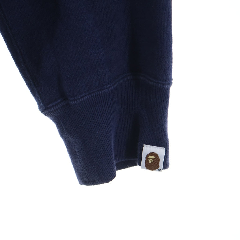 A BATHING APE(アベイシングエイプ) SHARK FULL ZIP HOODIE シャークフルジップフーディ ジップパーカー 001ZPH201010X ネイビー