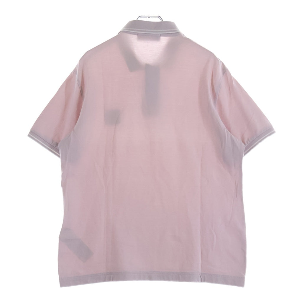 STONE ISLAND(ストーンアイランド) SLIM FIT ロゴ パッチ ポロシャツ ピンク 101522S18